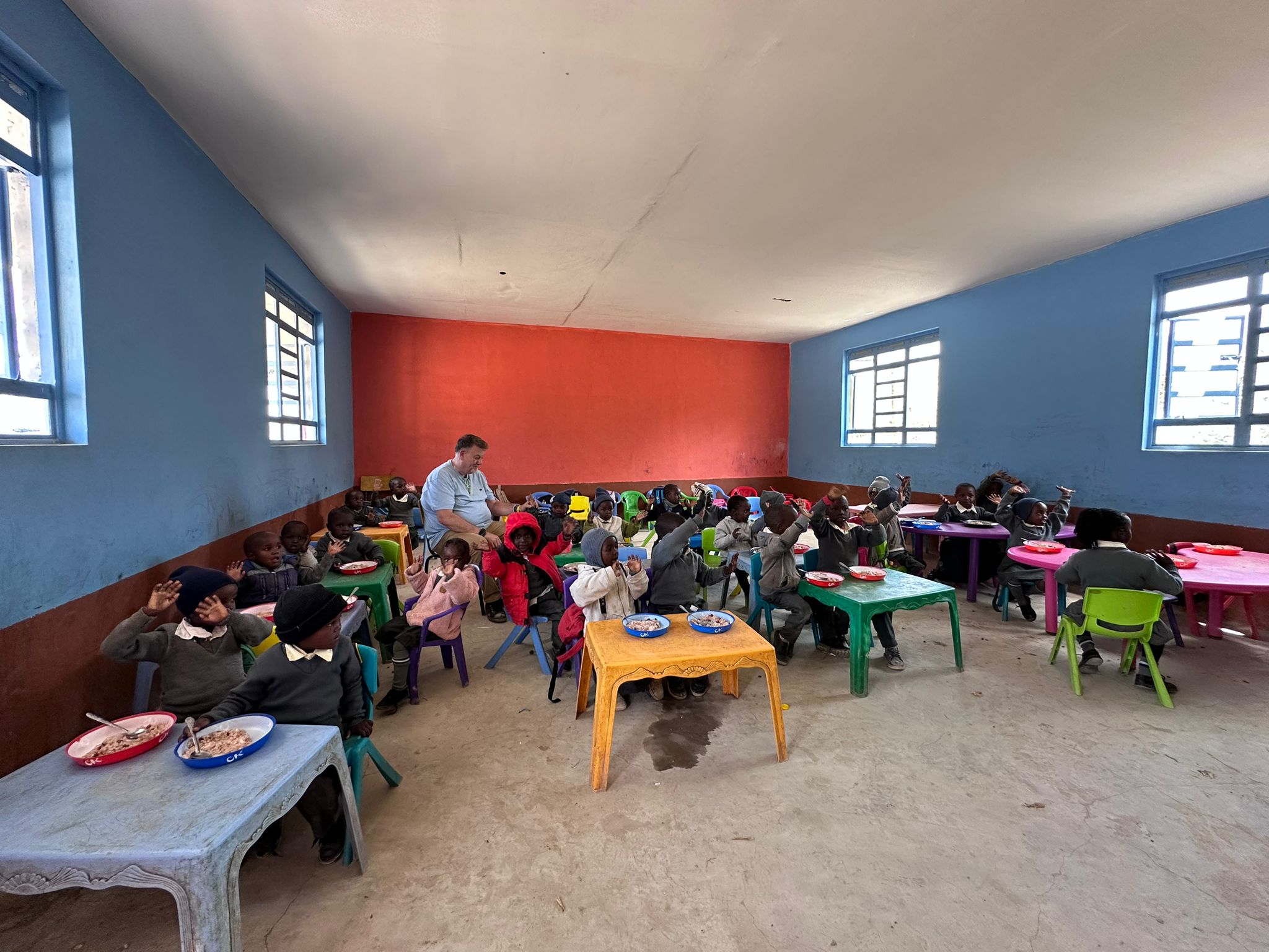 An image of a classroom in the orphanage